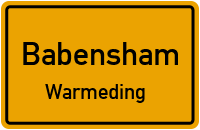 Straßenverzeichnis Babensham Warmeding