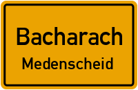 Bacchusstraße in BacharachMedenscheid