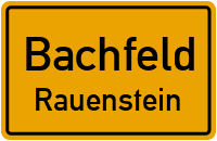 Straßen in Bachfeld Rauenstein