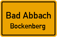 Straßen in Bad Abbach Bockenberg