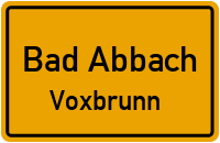 Straßenverzeichnis Bad Abbach Voxbrunn