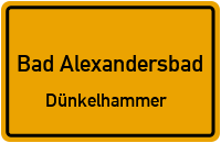 Straßen in Bad Alexandersbad Dünkelhammer