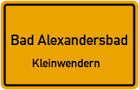 Straßenverzeichnis Bad Alexandersbad Kleinwendern