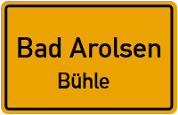 Straßen in Bad Arolsen Bühle