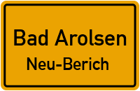 Straßen in Bad Arolsen Neu-Berich