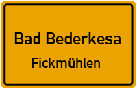Straßen in Bad Bederkesa Fickmühlen