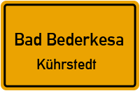 Straßen in Bad Bederkesa Kührstedt