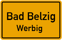 Werbiger Dorfstraße in Bad BelzigWerbig