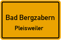 Berwartsteinstraße in Bad BergzabernPleisweiler