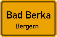 Wiesenweg in Bad BerkaBergern