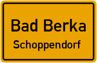Hauptstraße in Bad BerkaSchoppendorf