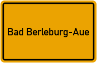 City Sign Bad Berleburg-Aue