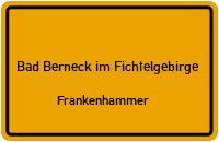 An der Bruckmühle in 95460 Bad Berneck im Fichtelgebirge (Frankenhammer)