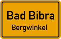 Oberdorfstraße in Bad BibraBergwinkel