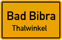 Bibertalweg in Bad BibraThalwinkel