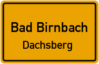 Dachsberg in 84364 Bad Birnbach (Dachsberg)