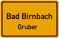 Straßenverzeichnis Bad Birnbach Gruber