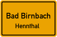 Hennthal in 84364 Bad Birnbach (Hennthal)