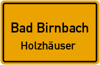 Straßenverzeichnis Bad Birnbach Holzhäuser