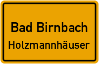Straßenverzeichnis Bad Birnbach Holzmannhäuser