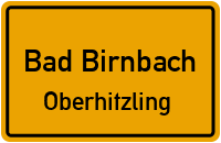 Straßenverzeichnis Bad Birnbach Oberhitzling
