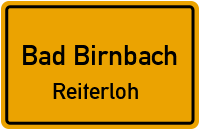 Straßenverzeichnis Bad Birnbach Reiterloh