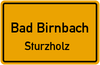 Straßenverzeichnis Bad Birnbach Sturzholz