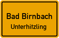 Straßenverzeichnis Bad Birnbach Unterhitzling