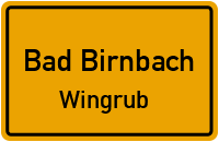 Straßenverzeichnis Bad Birnbach Wingrub