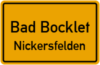 Straßenverzeichnis Bad Bocklet Nickersfelden