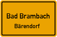 Straßenverzeichnis Bad Brambach Bärendorf