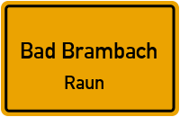 Bahnhofsweg in Bad BrambachRaun