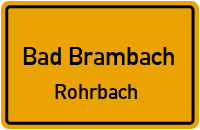 Straßen in Bad Brambach Rohrbach