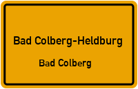 Sackgasse in Bad Colberg-HeldburgBad Colberg