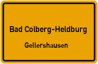 Dorfstraße in Bad Colberg-HeldburgGellershausen