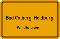 Hauptstraße in Bad Colberg-HeldburgWesthausen