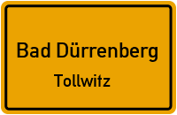 Bachgasse in Bad DürrenbergTollwitz