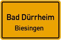Straßenverzeichnis Bad Dürrheim Biesingen