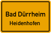 Immenhöferstraße in Bad DürrheimHeidenhofen