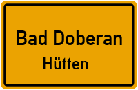 Straßen in Bad Doberan Hütten