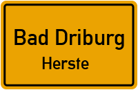 Ortbergstraße in 33014 Bad Driburg (Herste)
