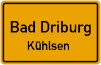 Kühlser Dorfstraße in Bad DriburgKühlsen