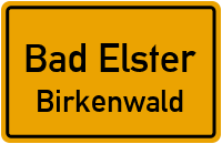 Bahnhofssteig in Bad ElsterBirkenwald