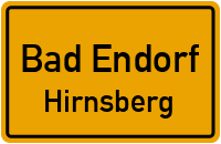 Straßen in Bad Endorf Hirnsberg