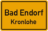 Straßen in Bad Endorf Kronlohe