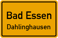 Schröttinghauser Straße in Bad EssenDahlinghausen