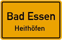 Heithöfener Straße in Bad EssenHeithöfen