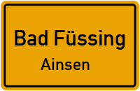 Straßenverzeichnis Bad Füssing Ainsen