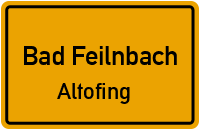 Hausstattstraße in Bad FeilnbachAltofing