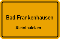 Schwarzer Weg in Bad FrankenhausenSteinthaleben